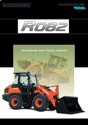 Gumikerekes homlokrakodók Kubota R 082