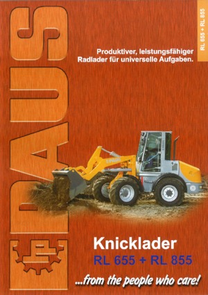 Gumikerekes homlokrakodók Paus RL 855