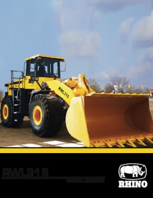 Gumikerekes homlokrakodók RHINO RWL315