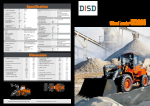 Gumikerekes homlokrakodók Doosan SD200