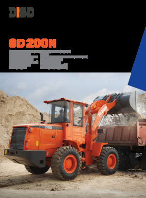 Gumikerekes homlokrakodók Doosan SD200N