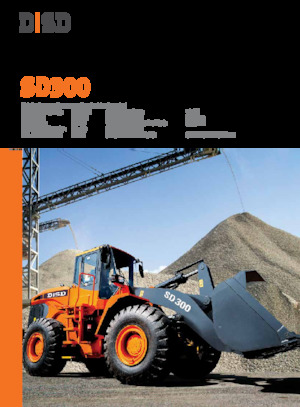 Gumikerekes homlokrakodók Doosan SD300