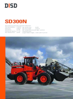 Gumikerekes homlokrakodók Doosan SD300N