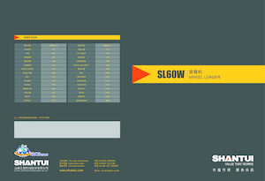 Gumikerekes homlokrakodók Shantui SL60W