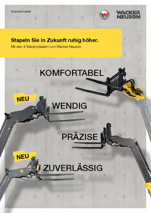 Teleszkópos rakodók Wacker Neuson TH522