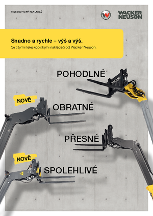 Teleszkópos rakodók Wacker Neuson TH522