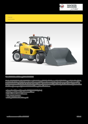 Teleszkópos rakodók Wacker Neuson TH522