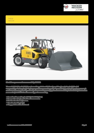 Teleszkópos rakodók Wacker Neuson TH522