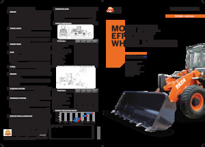 Gumikerekes homlokrakodók Hitachi TL340