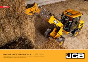 Gumikerekes homlokrakodók JCB TM 180