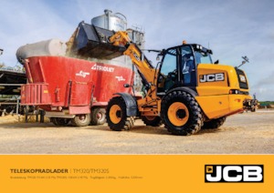 Gumikerekes homlokrakodók JCB TM 320