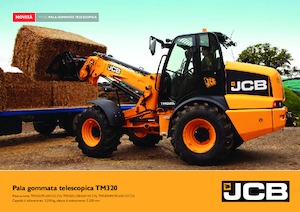 Gumikerekes homlokrakodók JCB TM 320