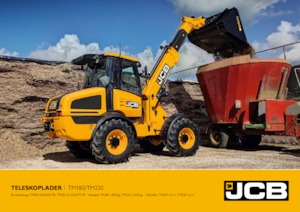 Gumikerekes homlokrakodók JCB TM220 Agri