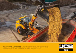 Gumikerekes homlokrakodók JCB TM320 S 