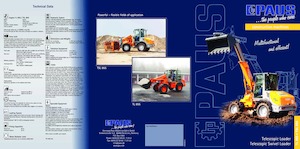 Gumikerekes homlokrakodók Paus TSL 855