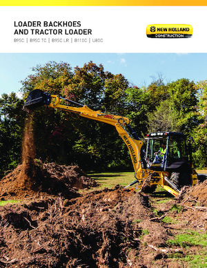 Gumikerekes homlokrakodók New Holland U80C