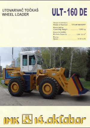 Gumikerekes homlokrakodók 14. OKTOBAR ULT-160 DE