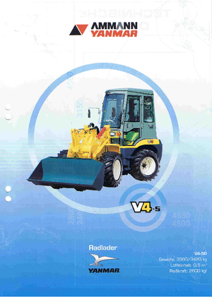 Gumikerekes homlokrakodók Yanmar V 4-5