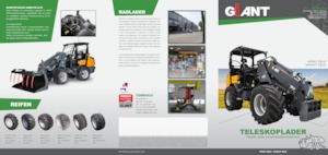 Gumikerekes homlokrakodók Giant V 5003 Tele