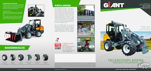 Gumikerekes homlokrakodók Giant V 5003 Tele