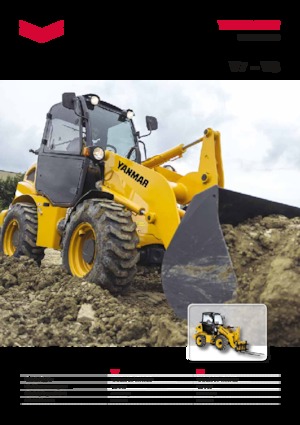 Gumikerekes homlokrakodók Yanmar V8 