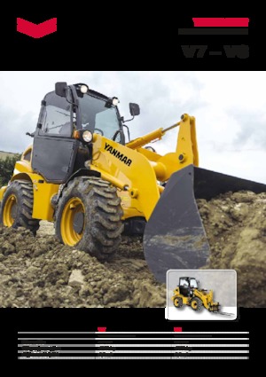 Gumikerekes homlokrakodók Yanmar V8 