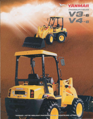 Gumikerekes homlokrakodók Yanmar V4-6