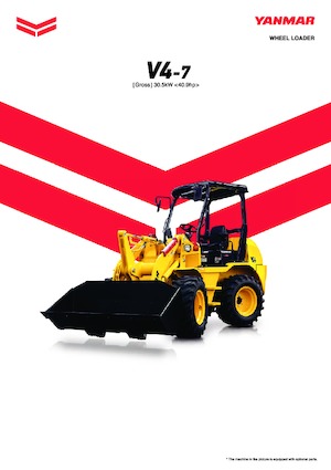 Gumikerekes homlokrakodók Yanmar V4-7