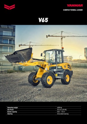 Gumikerekes homlokrakodók Yanmar V65