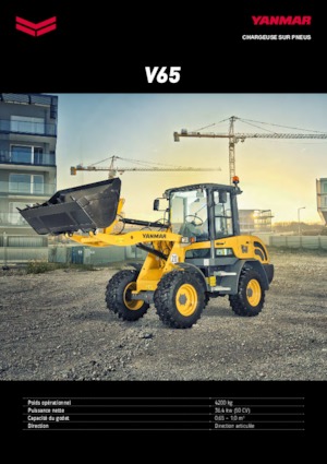 Gumikerekes homlokrakodók Yanmar V65