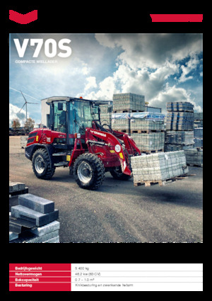 Gumikerekes homlokrakodók Yanmar V70S