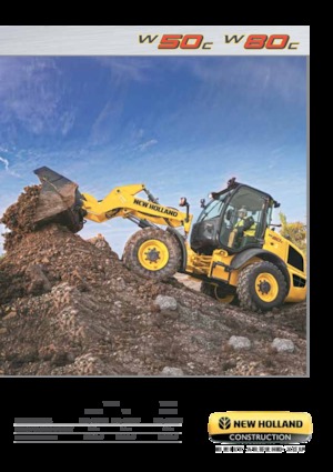 Gumikerekes homlokrakodók New Holland W 50