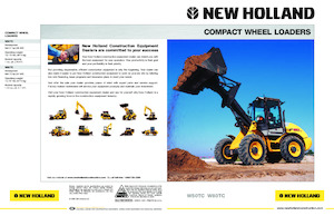 Gumikerekes homlokrakodók New Holland W50 TC
