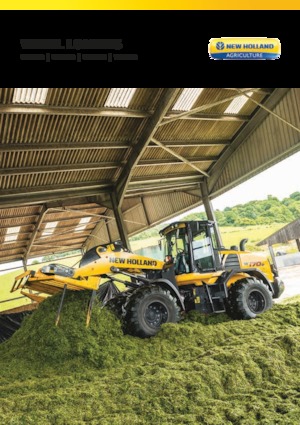 Gumikerekes homlokrakodók New Holland W190D