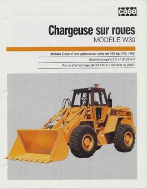 Gumikerekes homlokrakodók Case W30