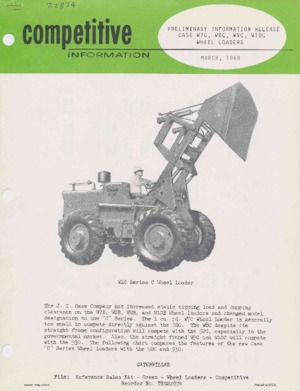 Gumikerekes homlokrakodók Case W7C