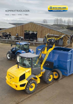 Gumikerekes homlokrakodók New Holland W70C Z-bar