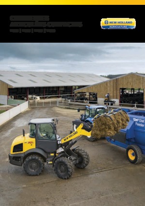 Gumikerekes homlokrakodók New Holland W70C Z-bar