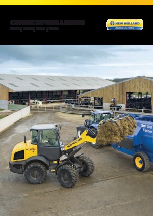 Gumikerekes homlokrakodók New Holland W70C Z-bar