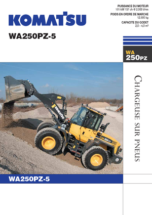 Gumikerekes homlokrakodók Komatsu WA250PZ-5