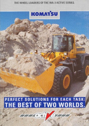 Gumikerekes homlokrakodók Komatsu WA420