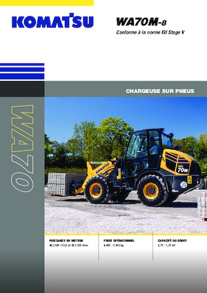 Gumikerekes homlokrakodók Komatsu WA70M-8E0