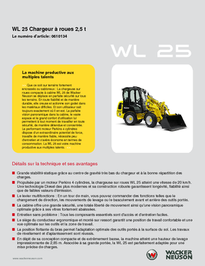Gumikerekes homlokrakodók Wacker Neuson WL25