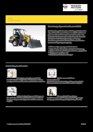Gumikerekes homlokrakodók Wacker Neuson WL38