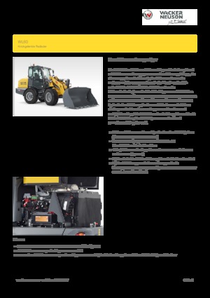Gumikerekes homlokrakodók Wacker Neuson WL60