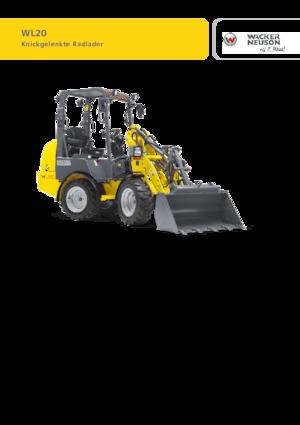 Gumikerekes homlokrakodók Wacker Neuson WL20