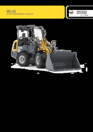 Gumikerekes homlokrakodók Wacker Neuson WL25