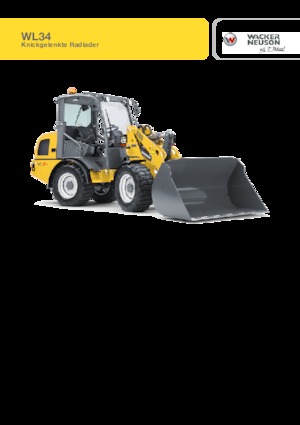 Gumikerekes homlokrakodók Wacker Neuson WL34