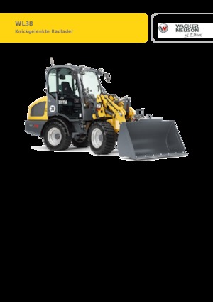 Gumikerekes homlokrakodók Wacker Neuson WL38