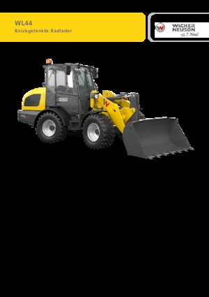 Gumikerekes homlokrakodók Wacker Neuson WL44
